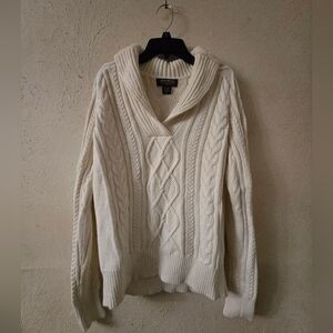 Cozy Cream Cable Knit Sweater